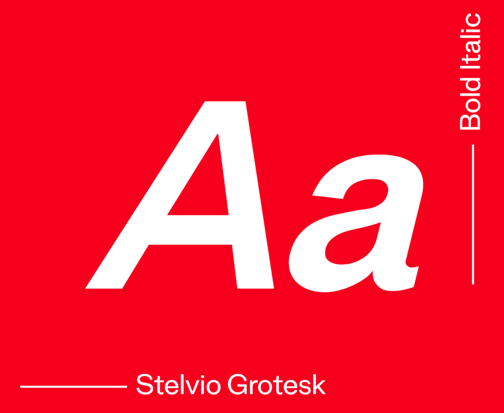 Stelvio Grotesk Bold Italic